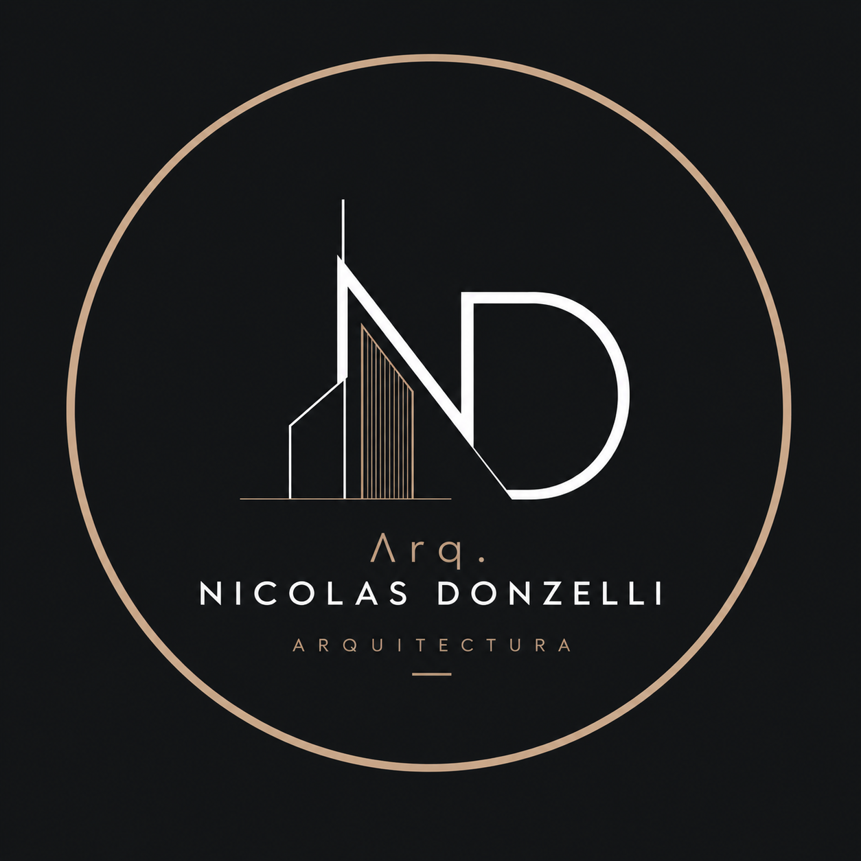 Logo completo de Nicolás Donzelli Arquitectura
